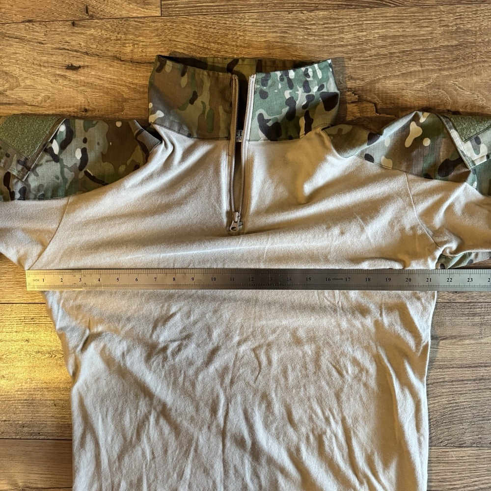 Military Tactical Camouflage Bodysuit Shirt Men's XXL Paintball Hunting Outdoor - Picture 11 of 14